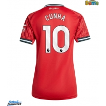 Manchester United Matheus Cunha #10 Hjemmedrakt Dame 2025-26 Kortermet